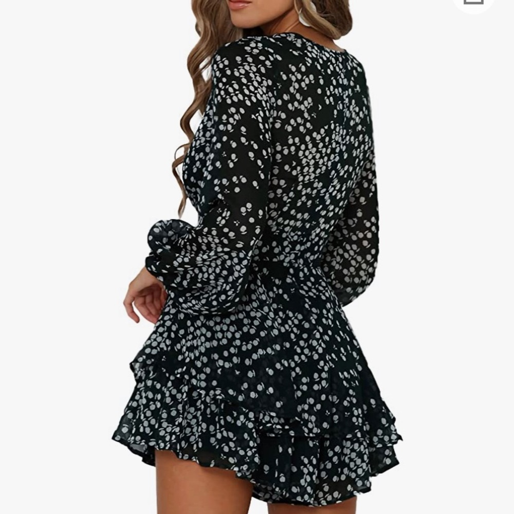 V neck romper - Picture 4 of 6